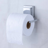 Kit Toalheiro e Porta Papel Higiênico com Ventosa Cromado - 2 Peças - Ela Decora